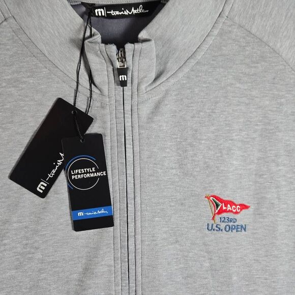 Travis Mathew 1/4 zip Sweater Pullover Corona 123rd US Open 2XL New - Picture 3 of 13